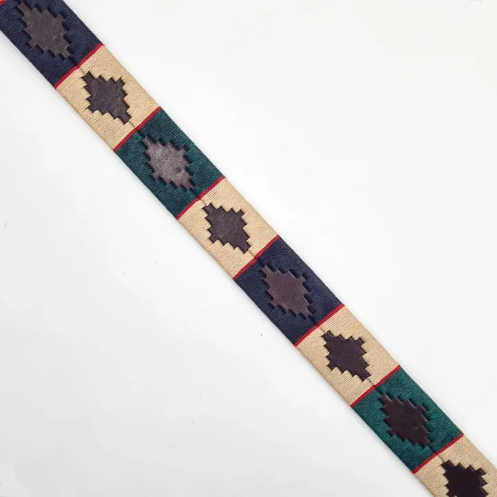 Cinturón Gaucho Verde/Marino