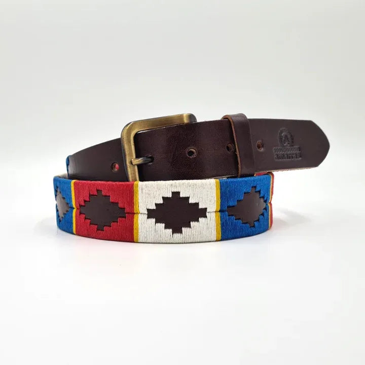 Red/Blue Gaucho Belt