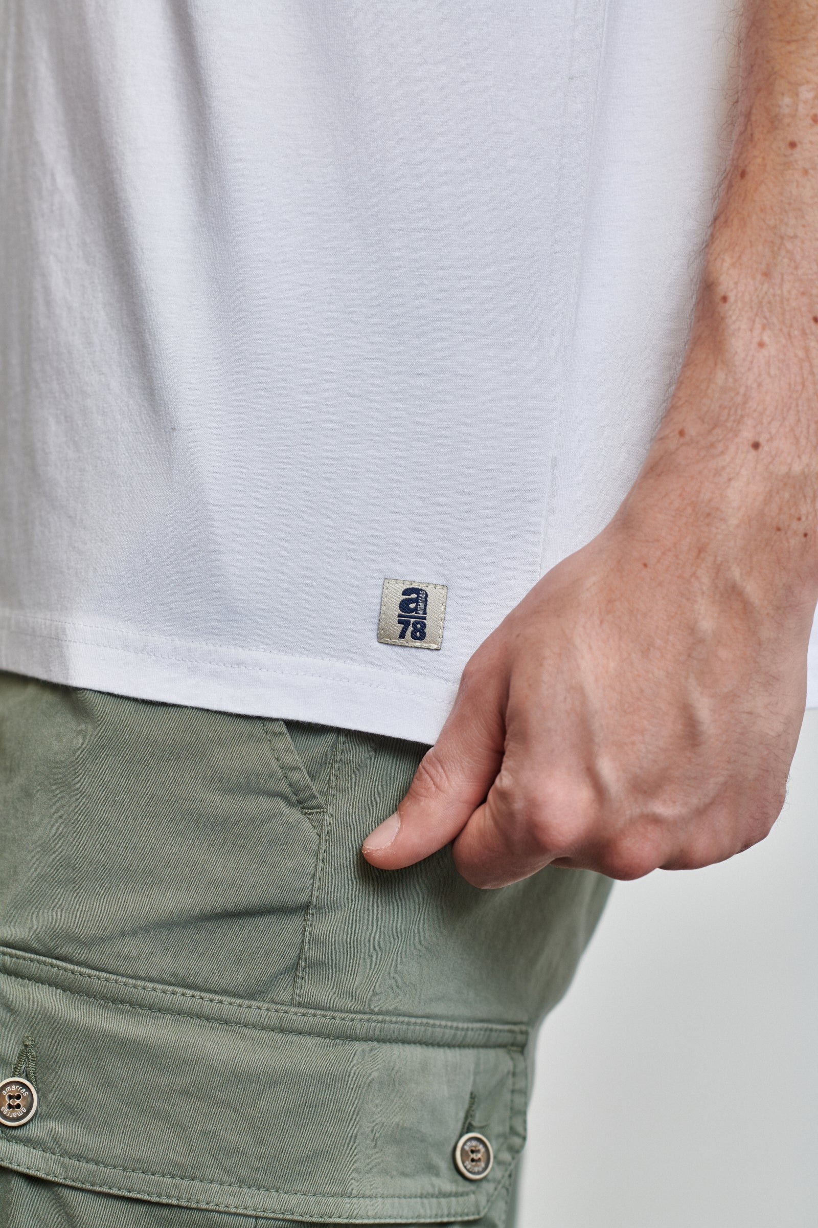 Camiseta Backstay Blanco