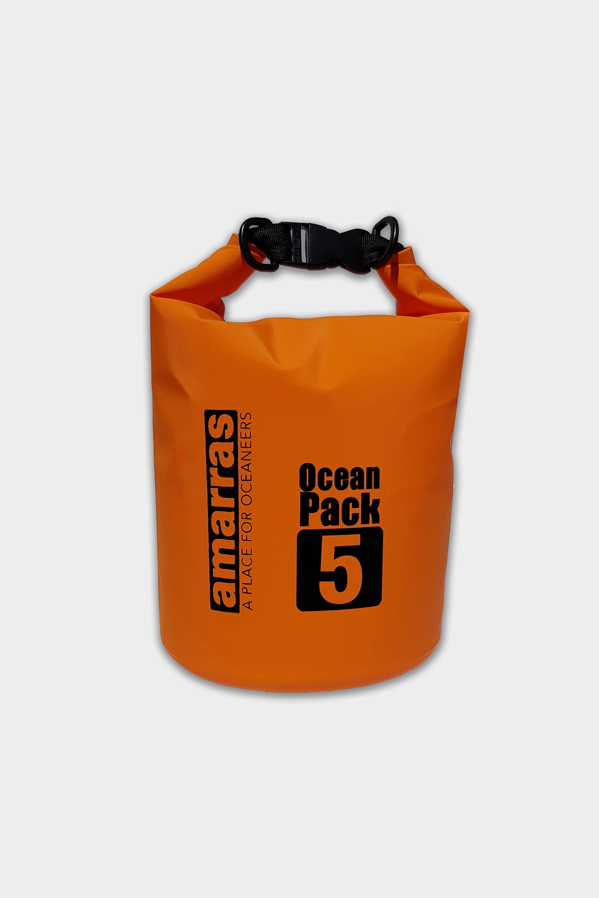 bolsa estanca amarras de 5 litros en color naranja