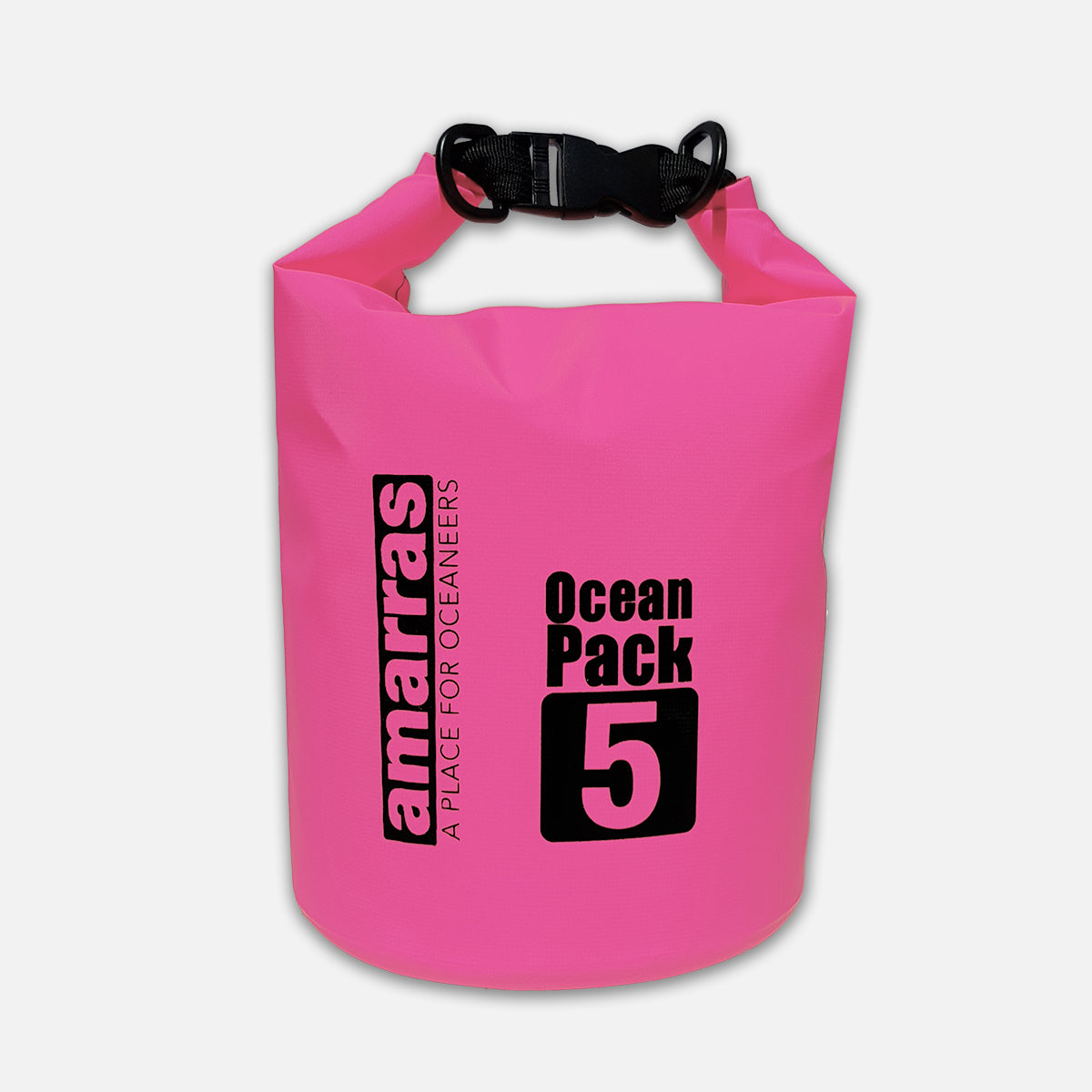 bolsa estanca amarras de 5 litros en color rosa