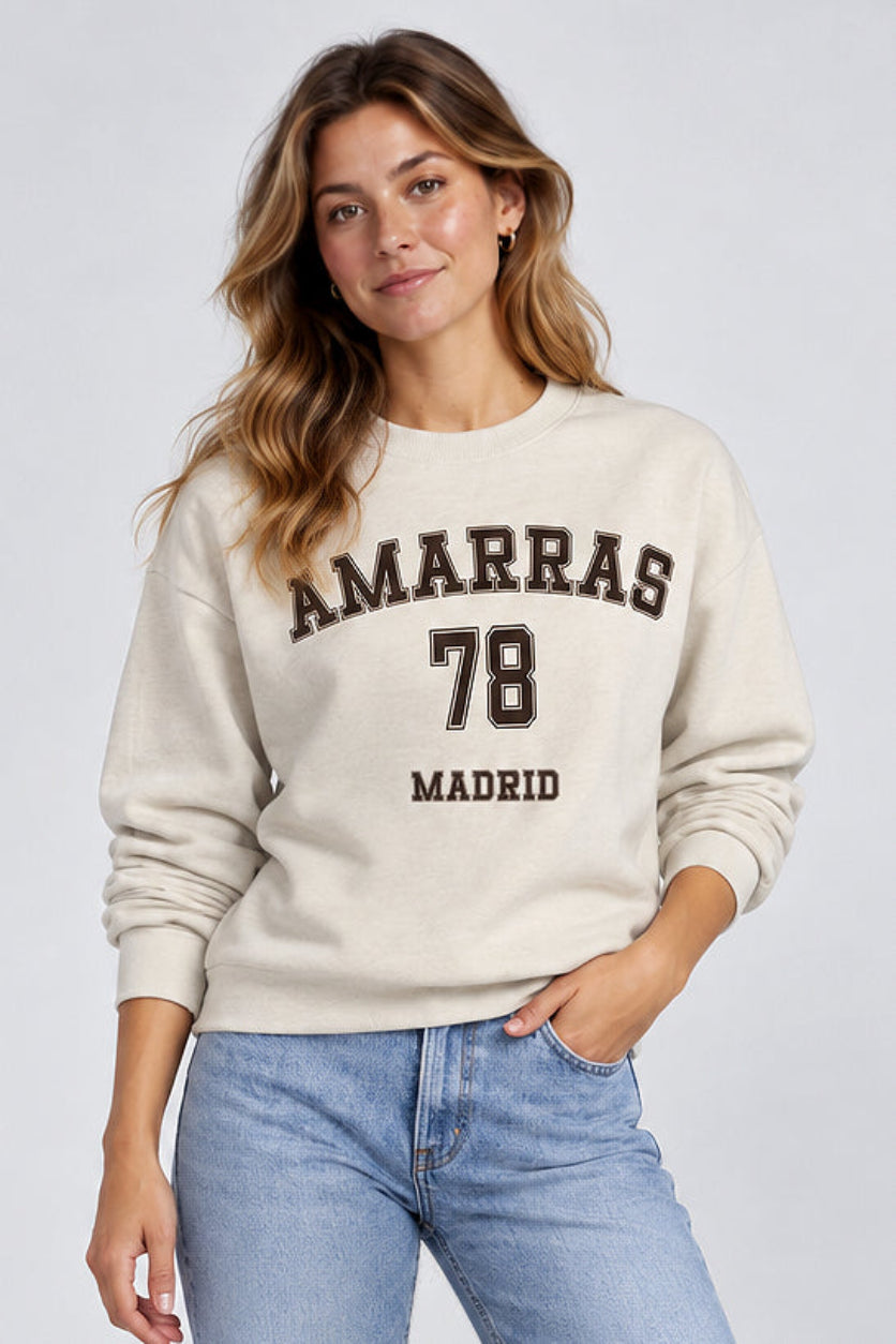 Sudadera Varsity Mujer