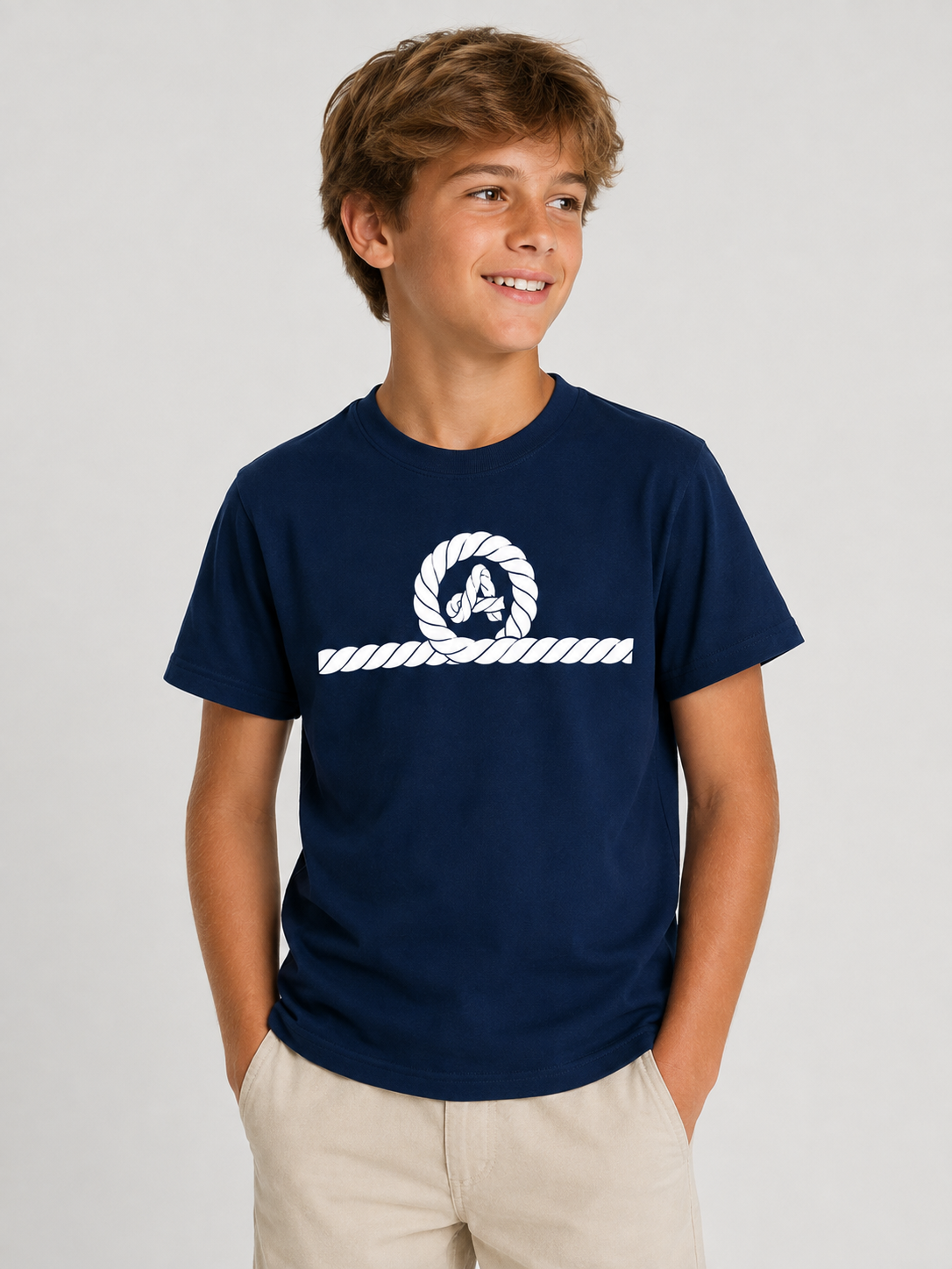 Junior Beach Navy T-shirt 