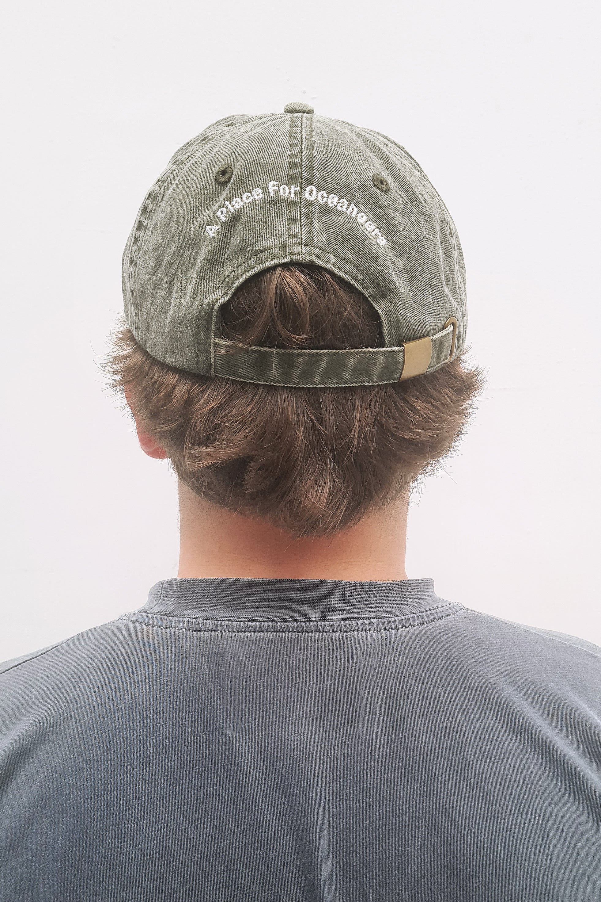 Gorra Compass Army Green Logo