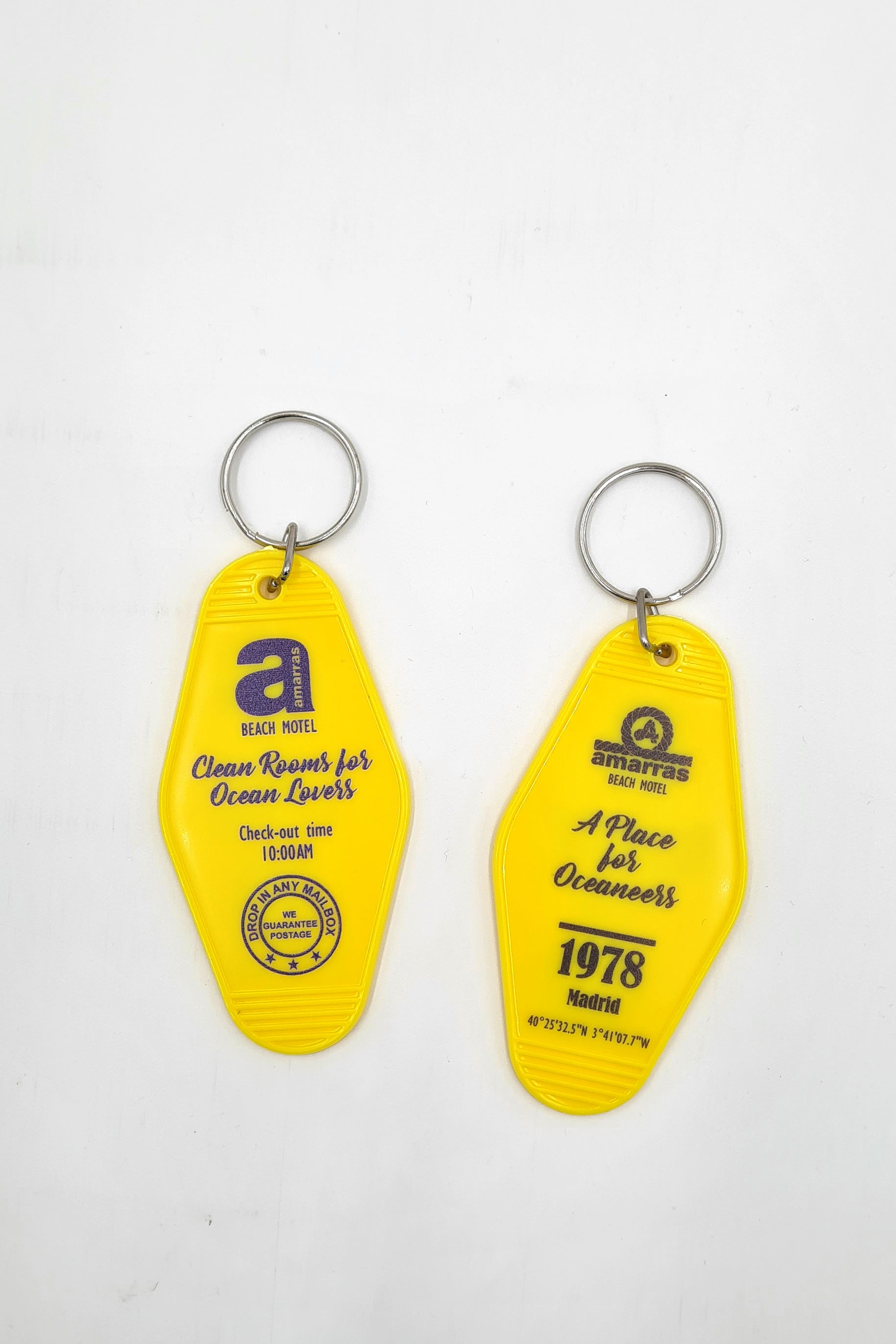 Motel Tie-Down Keyring