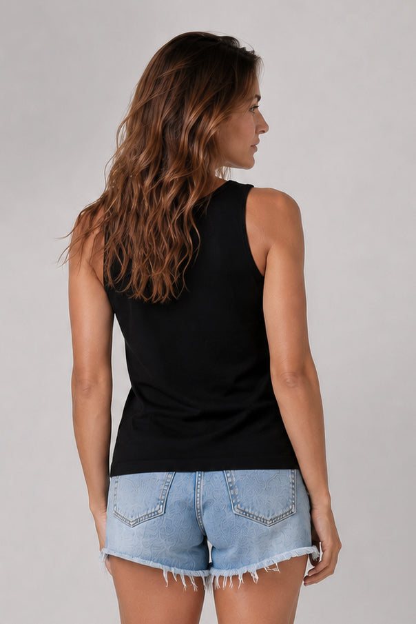 Camiseta Tank Maui Negro