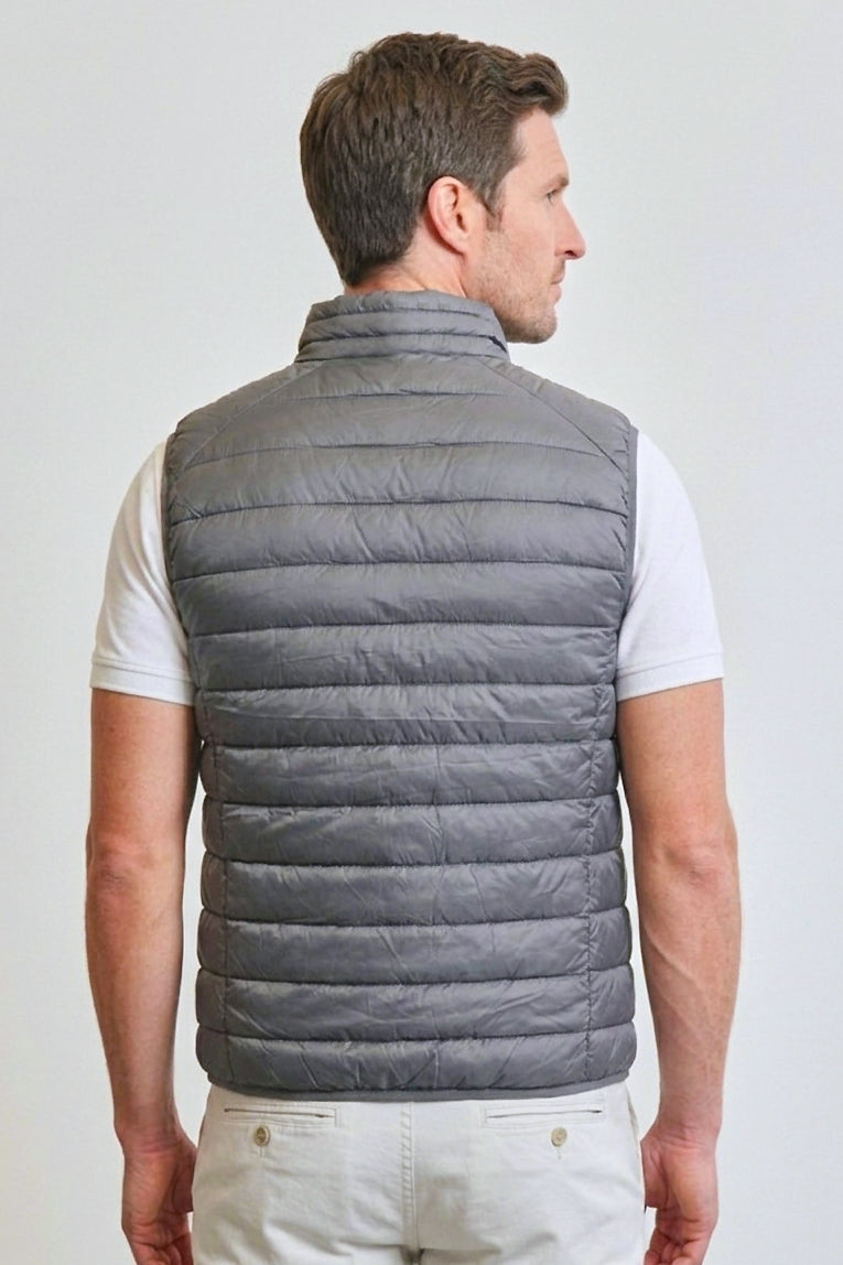 Gray Crew Vest