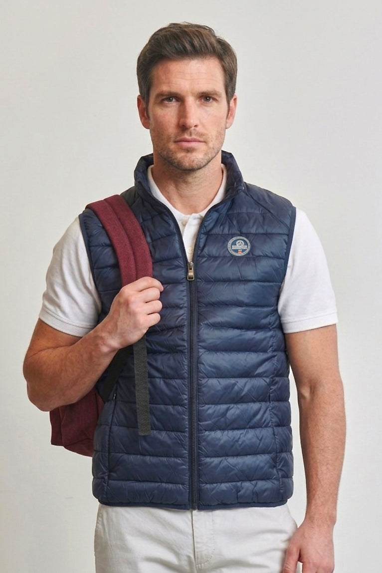 Navy Crew Vest